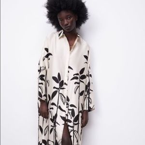 Zara Oversized shirt dress